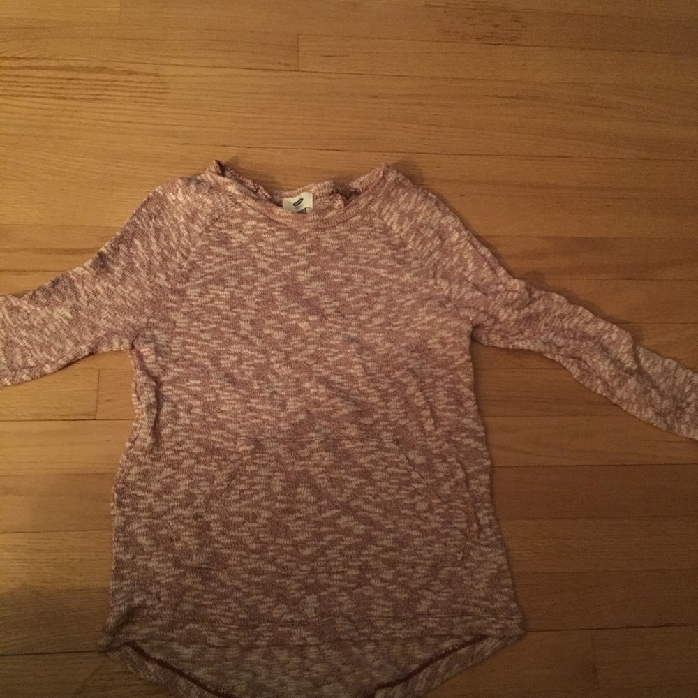 Pink knit sweater